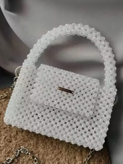 Elegant Crystal Beaded Bag